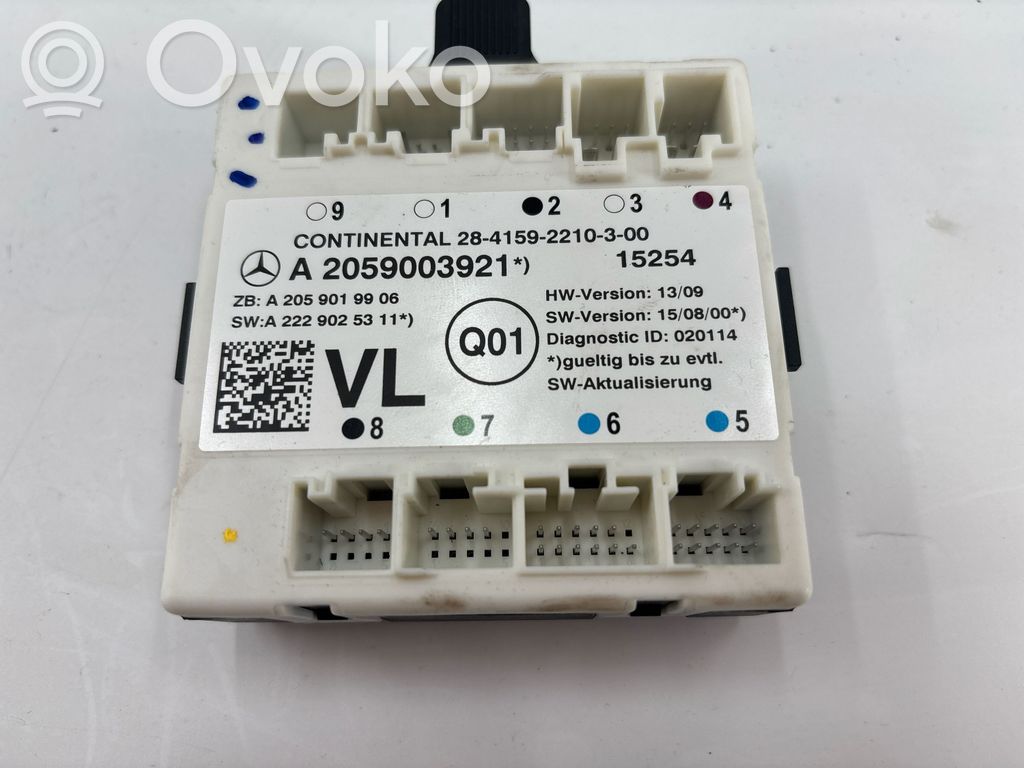Mercedes-Benz C W205 Door control unit/module 