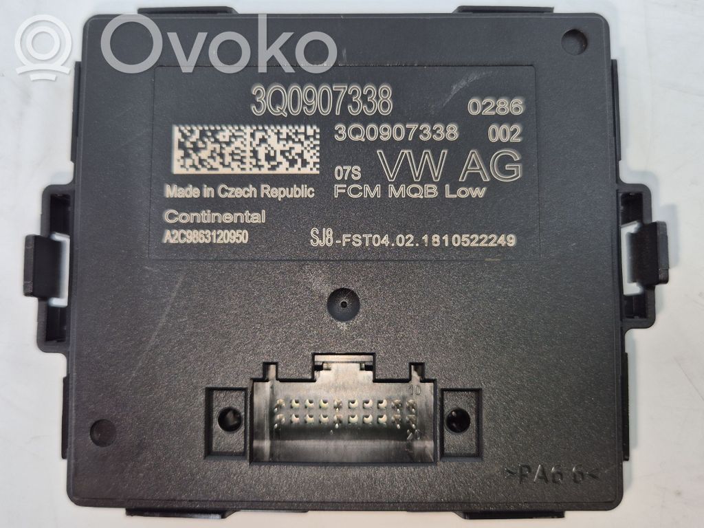 Autres unités de commande / modules   3Q0907338