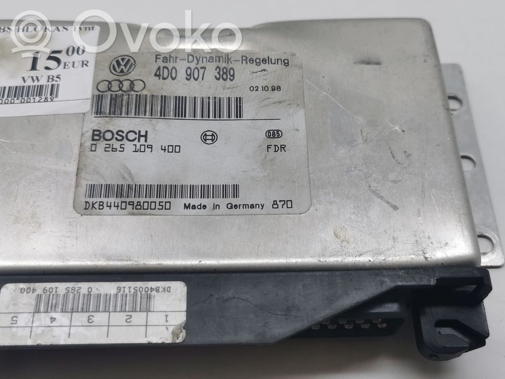 Audi A8 S8 D2 4D ABS control unit/module 