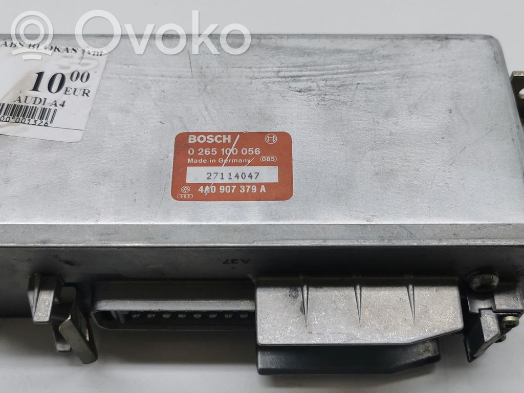 ABS control unit/module   4A0907379A,0265100056