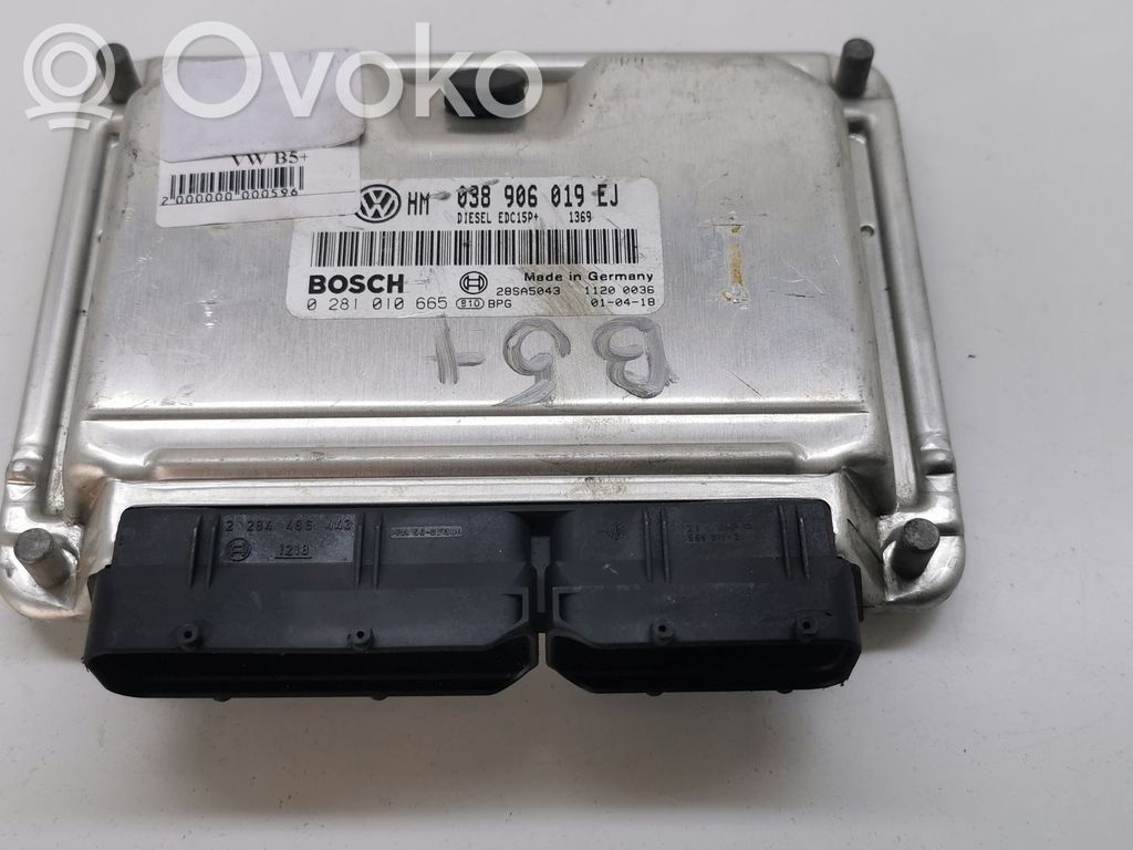 Volkswagen PASSAT B5.5 Engine control unit/module 