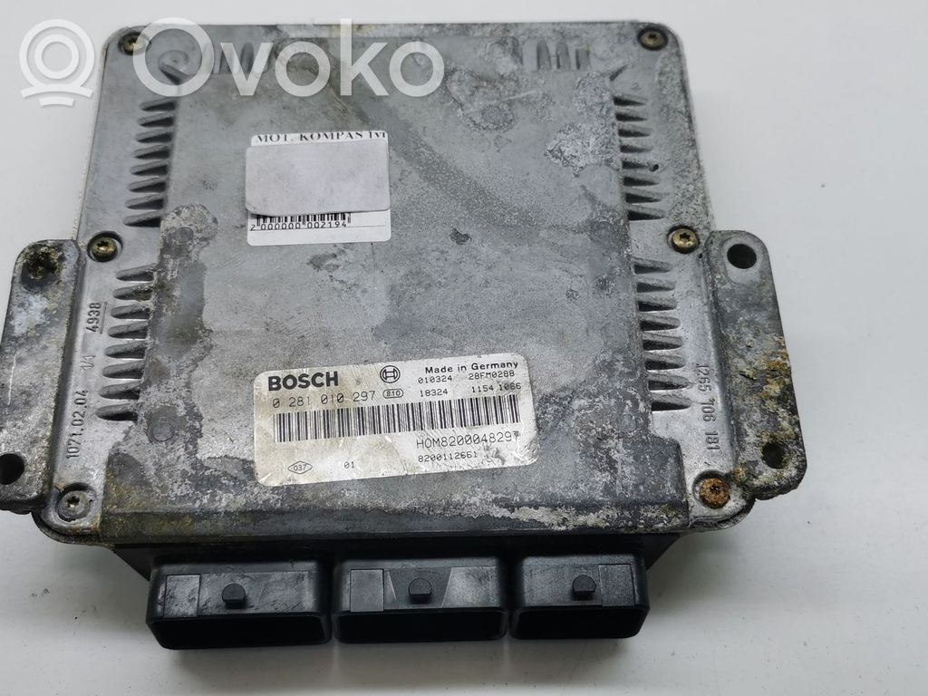 Engine control unit/module   0281010297,HOM8200048297,8200112661