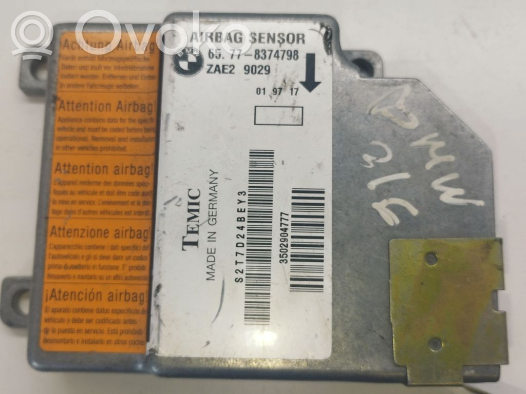 BMW 3 E90 E91 Airbag control unit/module 