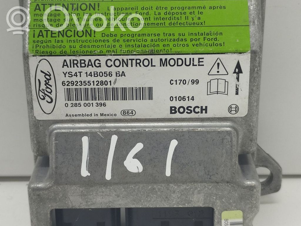 Ford Focus Unidad de control/módulo del Airbag 