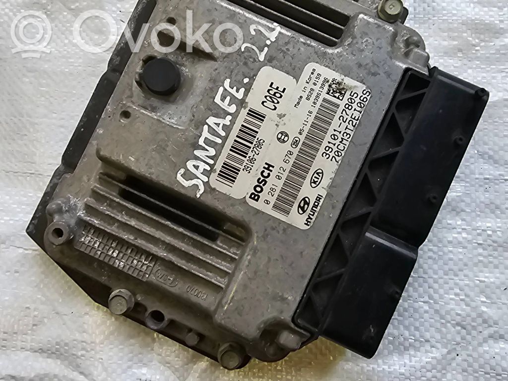 Engine control unit/module   3910127805,3910627805,0281012670