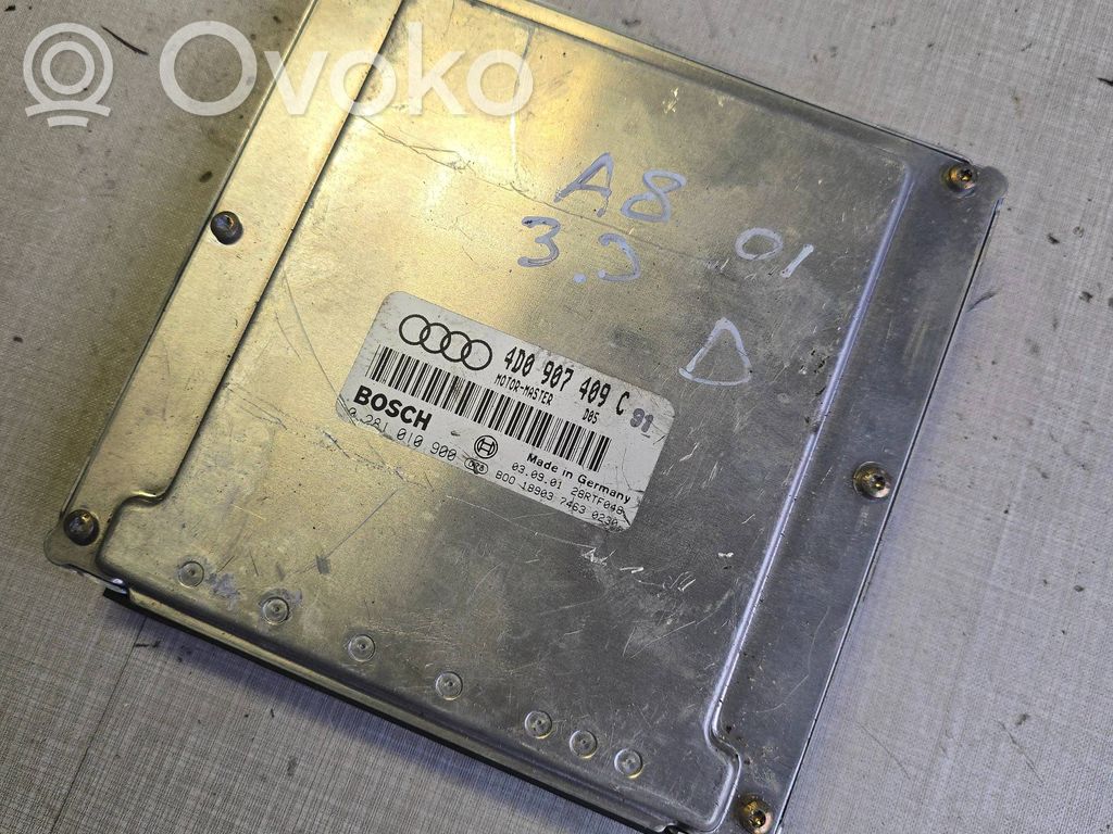 Engine control unit/module   4D0907409C,28RTF048,0281010900