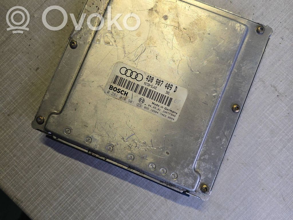 Engine control unit/module   4D0907409D,0281010901,28RTF048