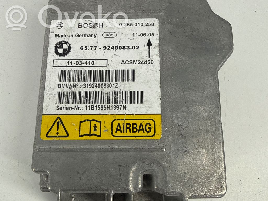 Airbag control unit/module   9240083,0285010258,ACSM2CG20