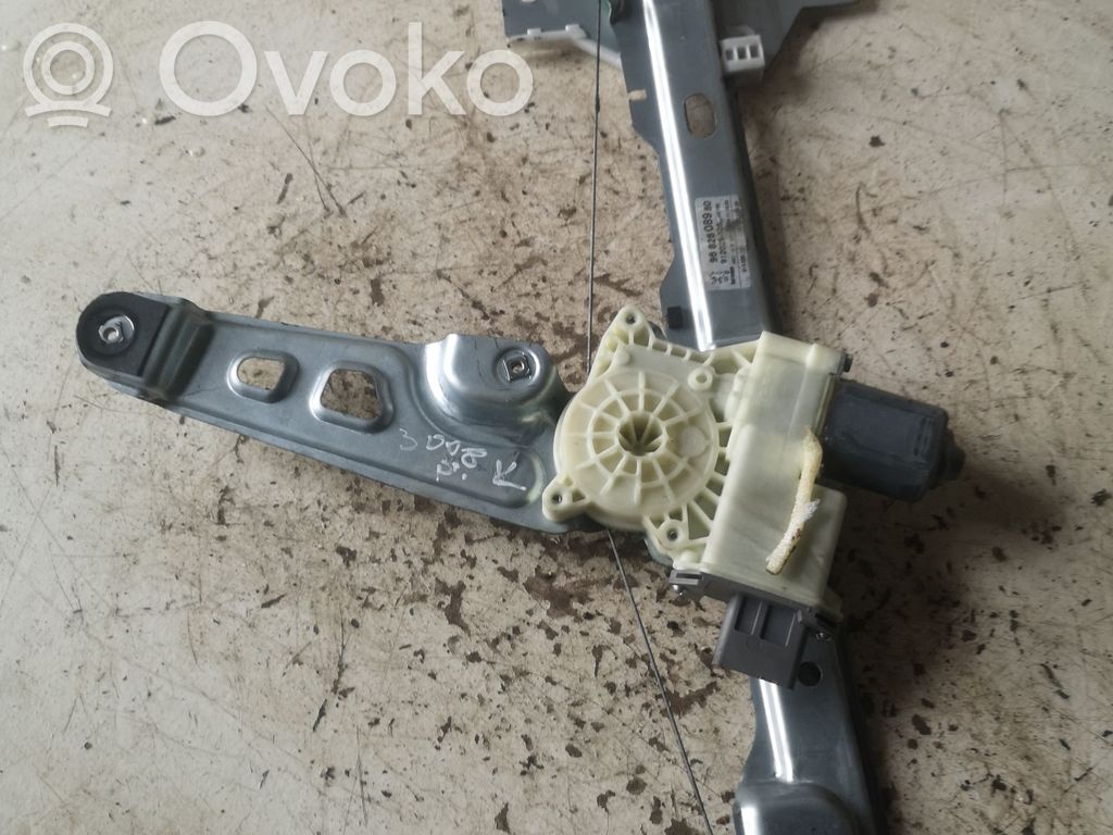 Peugeot 3008 I Mechanizm podnoszenia szyby przedniej bez silnika 