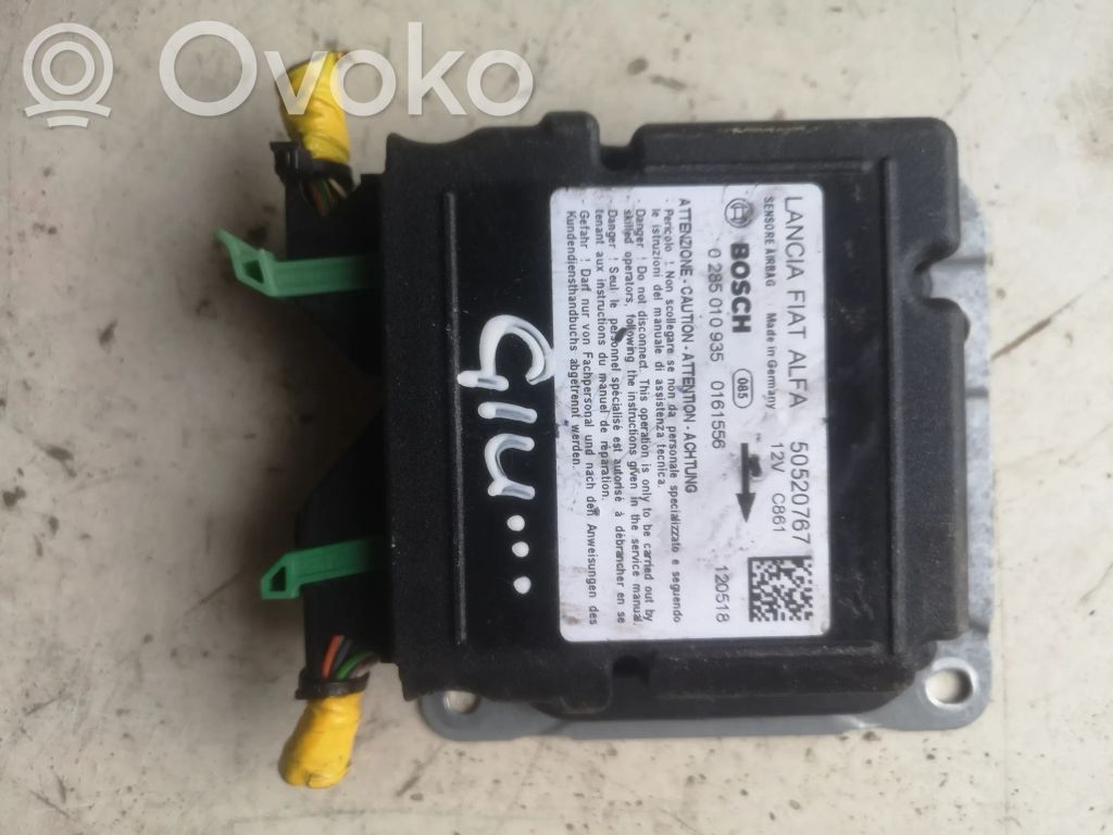 Alfa Romeo Giulietta Airbag control unit/module 
