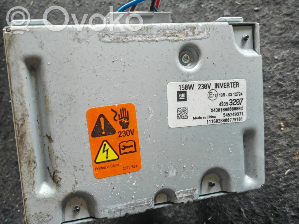 Opel Mokka Voltage converter/converter module 