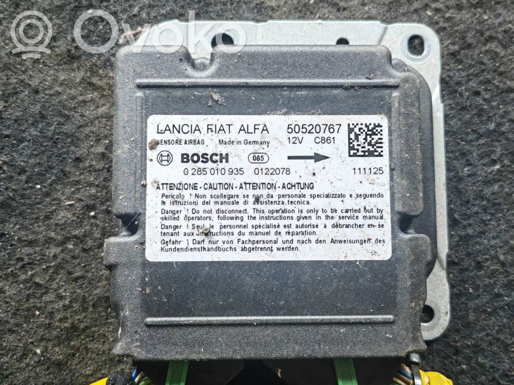 Alfa Romeo Giulietta Airbag control unit/module 
