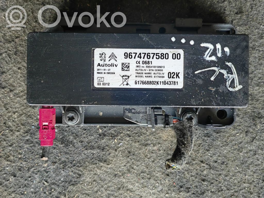 Citroen C4 Grand Picasso Antenna control unit 
