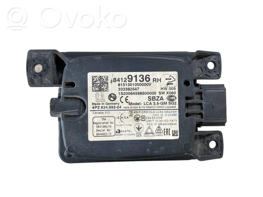 Chevrolet Equinox Blind spot module 