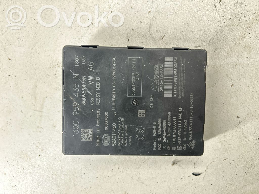Volkswagen Tiguan Allspace Keyless (KESSY) go control unit/module 