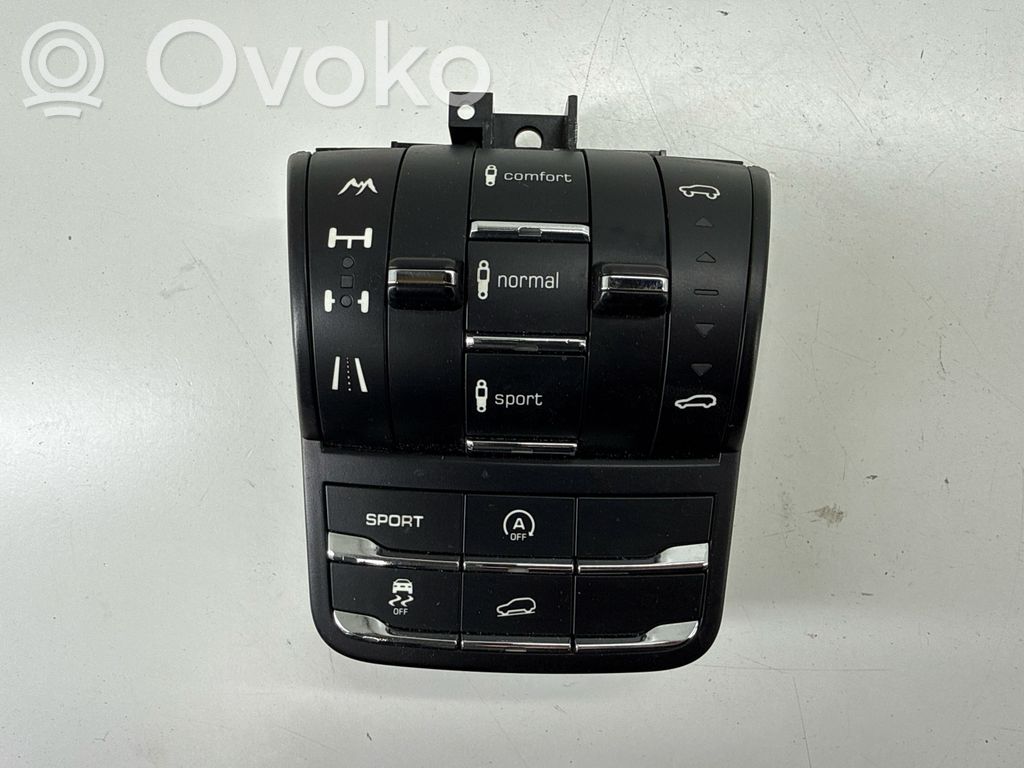 Porsche Cayenne (92A) Interruptor de altura/modo de la suspensión 