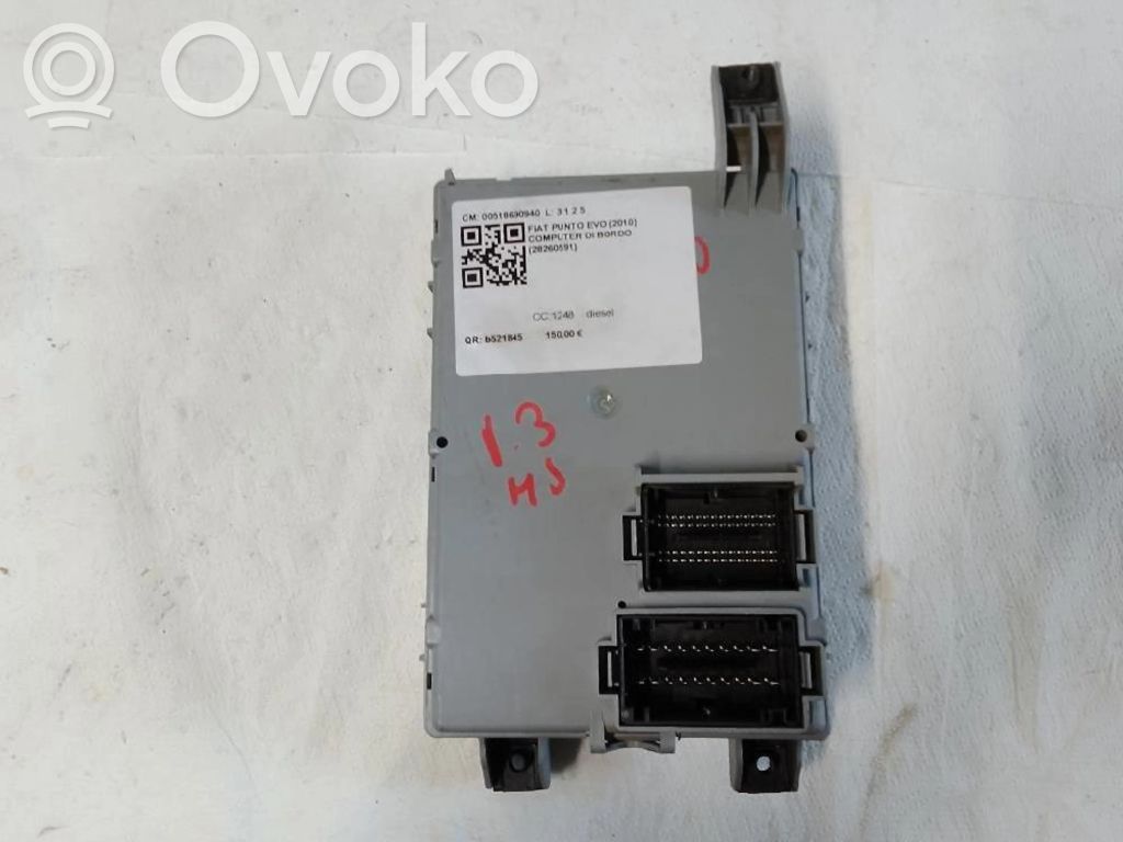 Fiat Punto Evo Modulo fusibile 