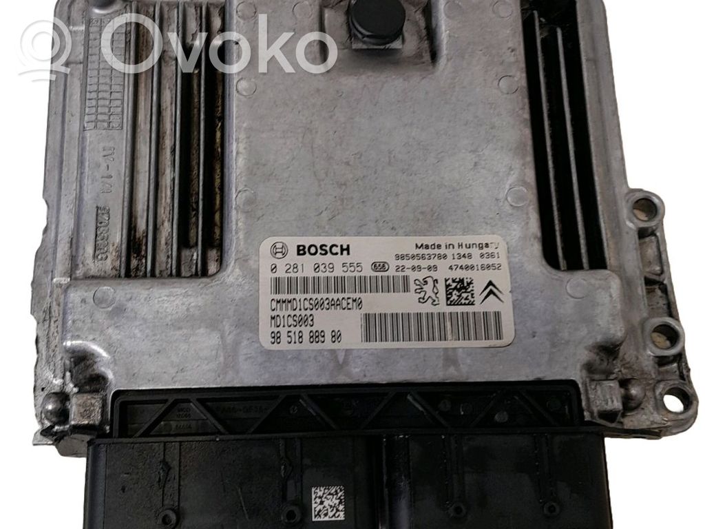 Engine control unit/module   9851888980,0281039555