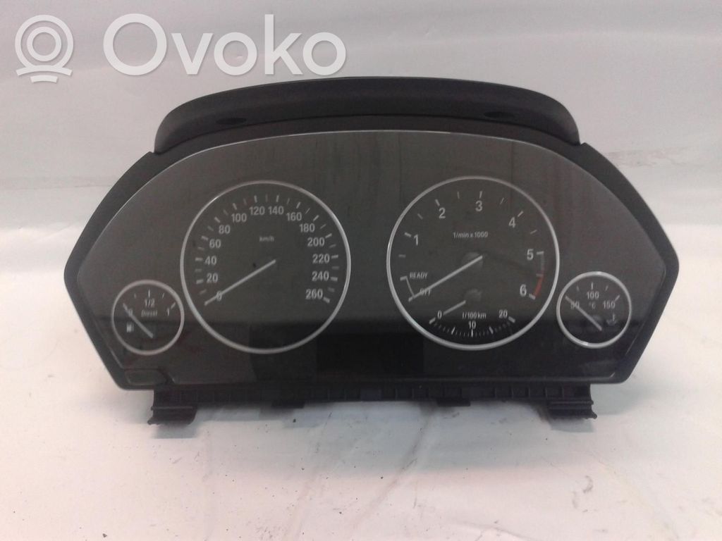 BMW 3 F30 F35 F31 Compteur de vitesse tableau de bord