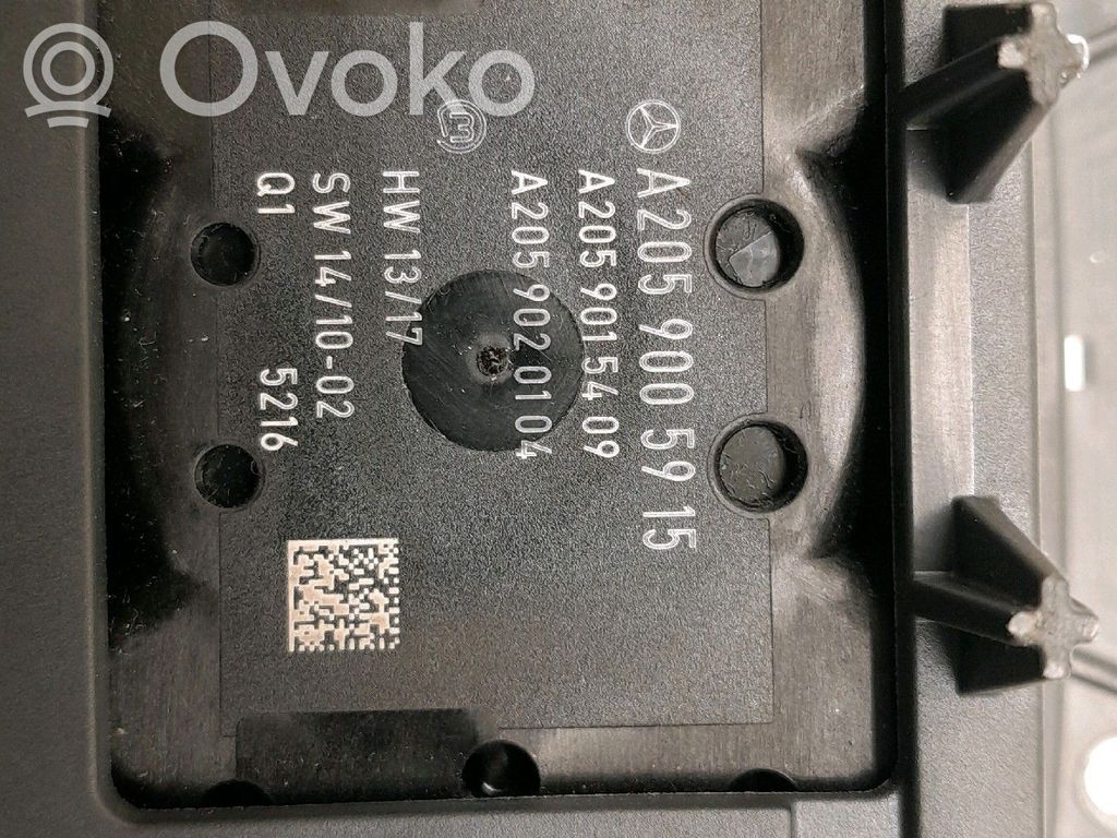 Console centrale   A2059008018