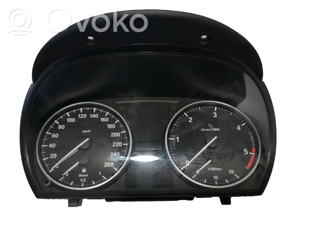 BMW 3 E90 E91 Compteur de vitesse tableau de bord