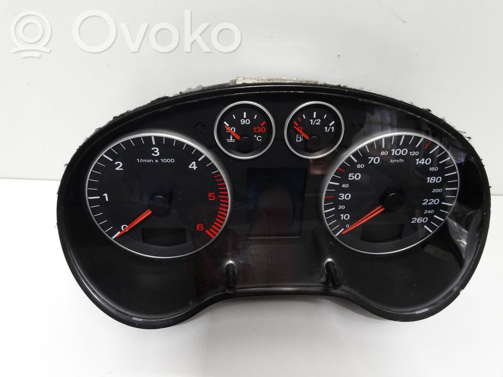 Audi A3 S3 8P Speedometer (instrument cluster) 