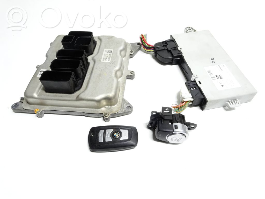 BMW 5 F10 F11 Komputer / Sterownik ECU i komplet kluczy 