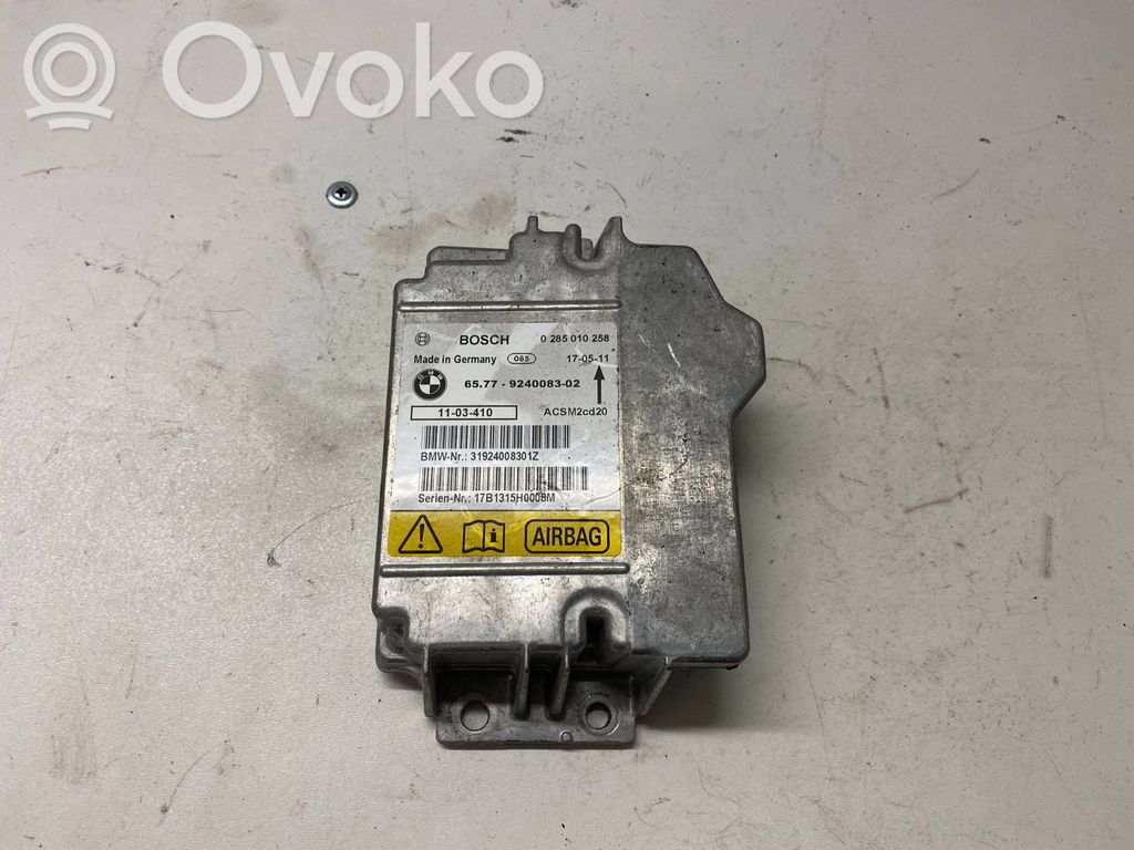 Airbag control unit/module   9240083