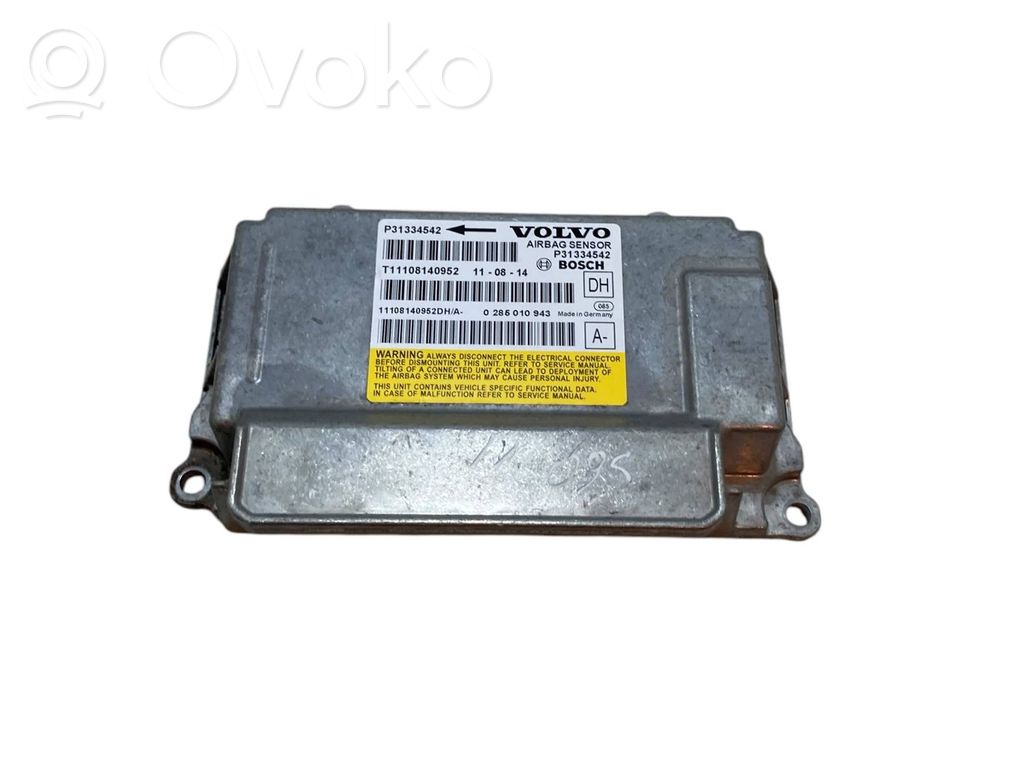 Volvo V60 Airbag control unit/module 