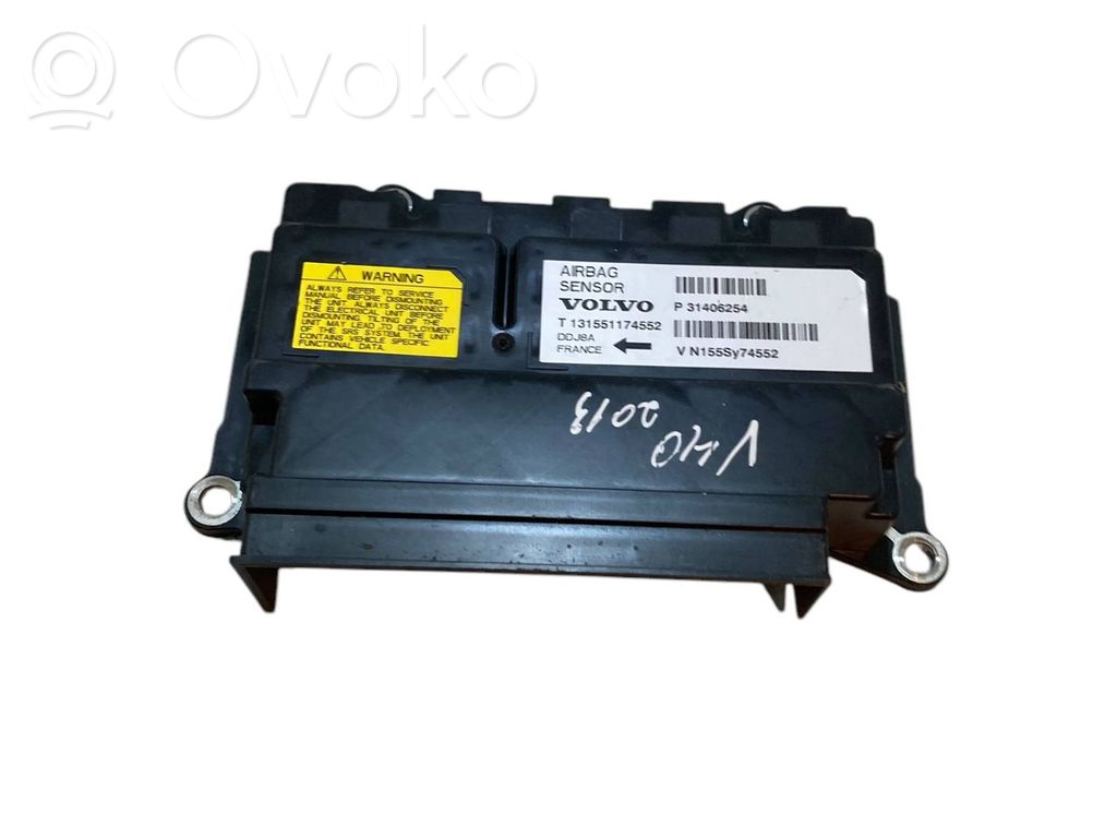 Volvo V40 Airbag control unit/module 