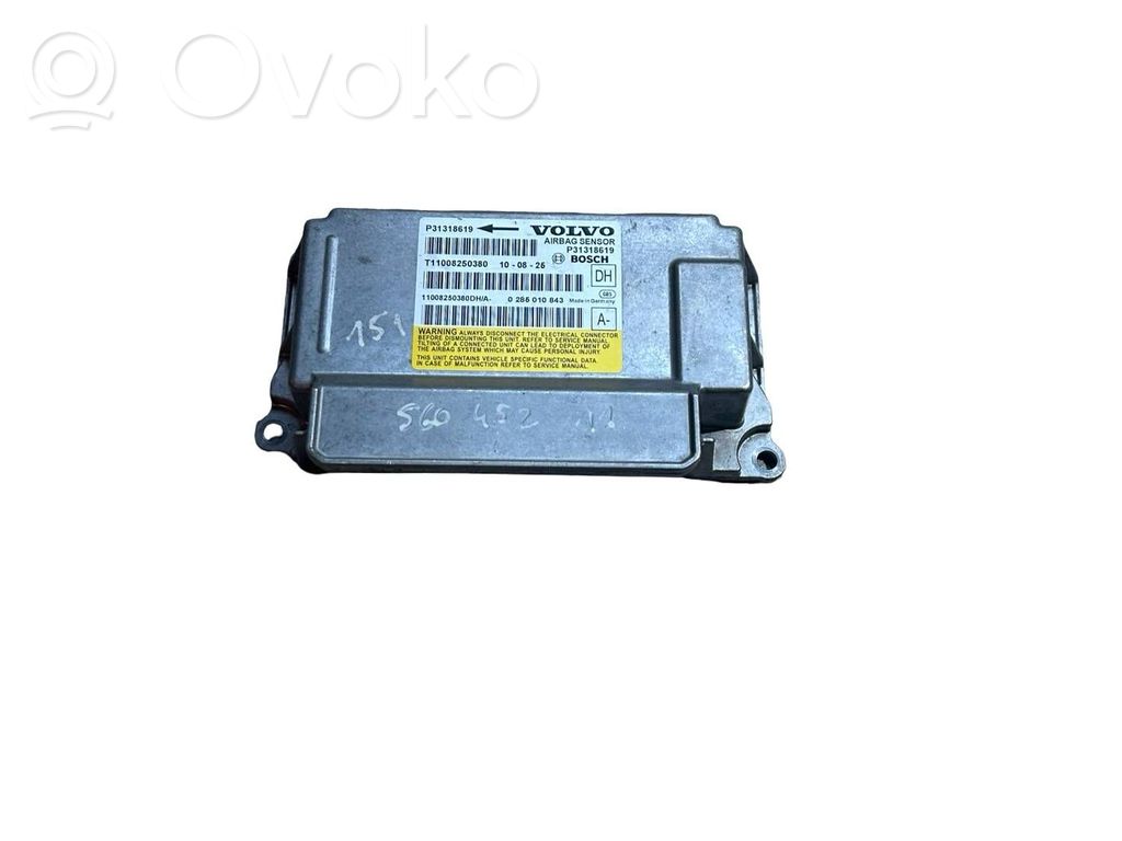 Airbag control unit/module   31318619,P31318619