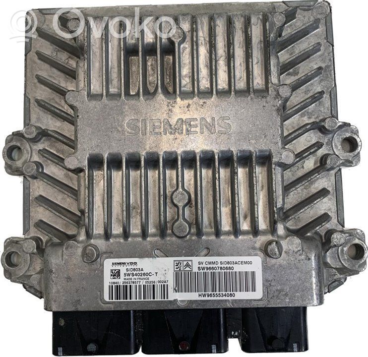 Engine control unit/module   SW9660780680,458097