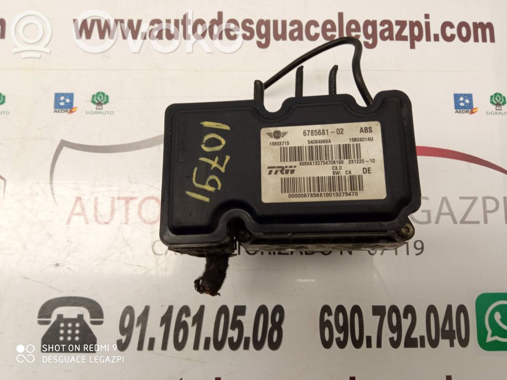 BMW 1 E82 E88 Sensore ABS del freno posteriore 
