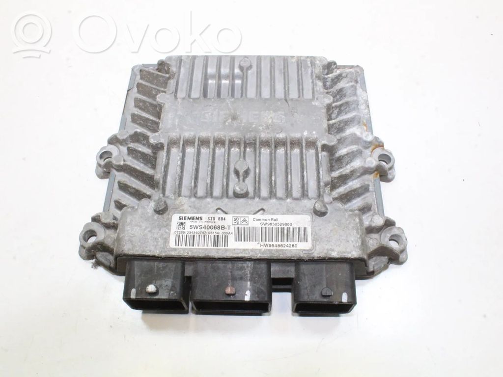 Unidad de control/módulo del motor   9648624280,5WS40068B,9650529880