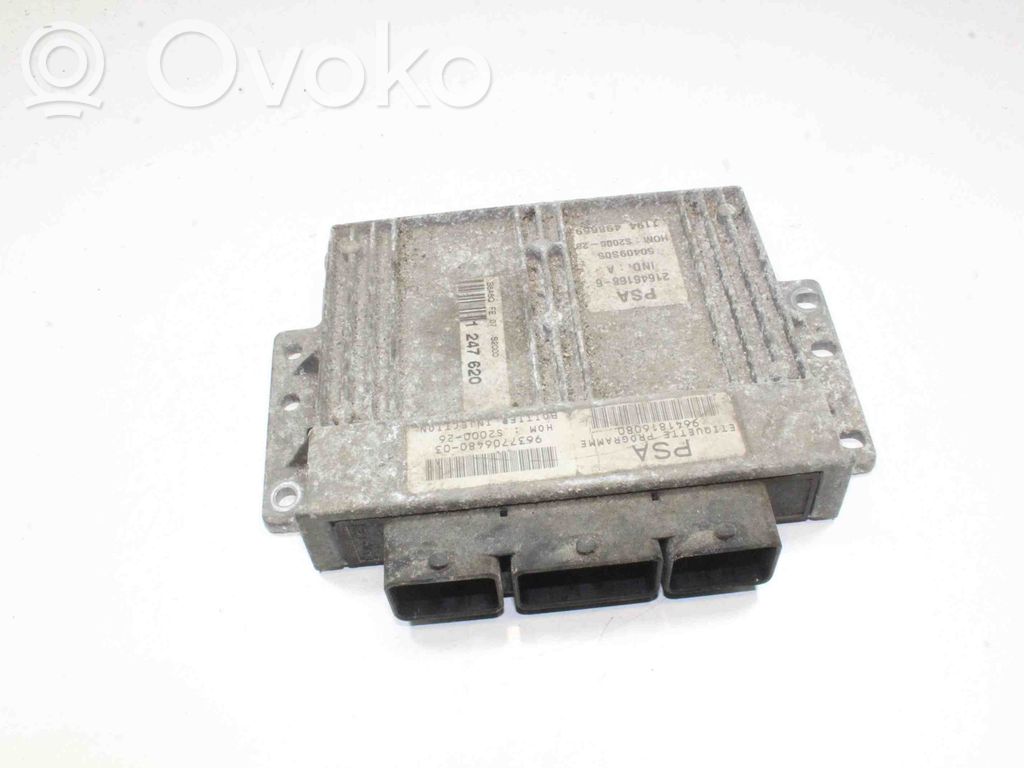 Engine control unit/module   9637706480,9641816080