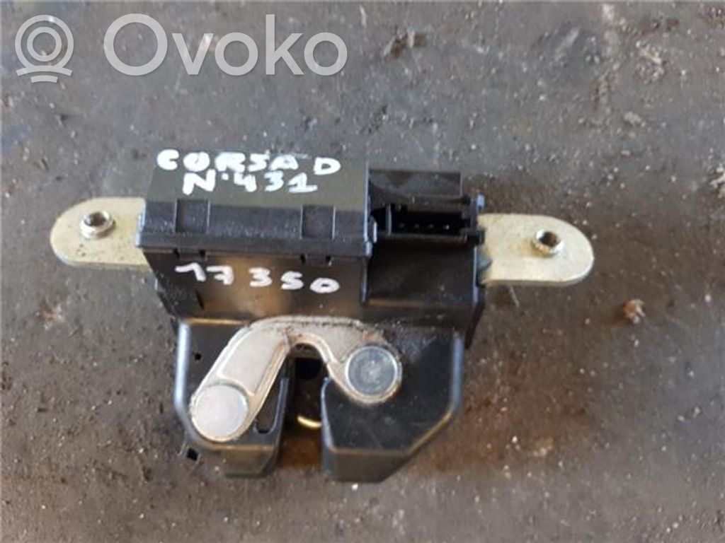 Opel Corsa D Tailgate/trunk/boot lock/catch/latch 