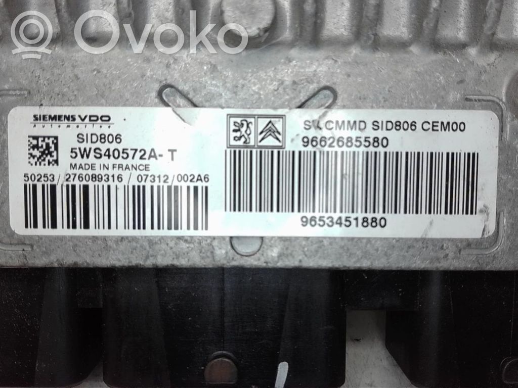 Peugeot 1007 Engine control unit/module 
