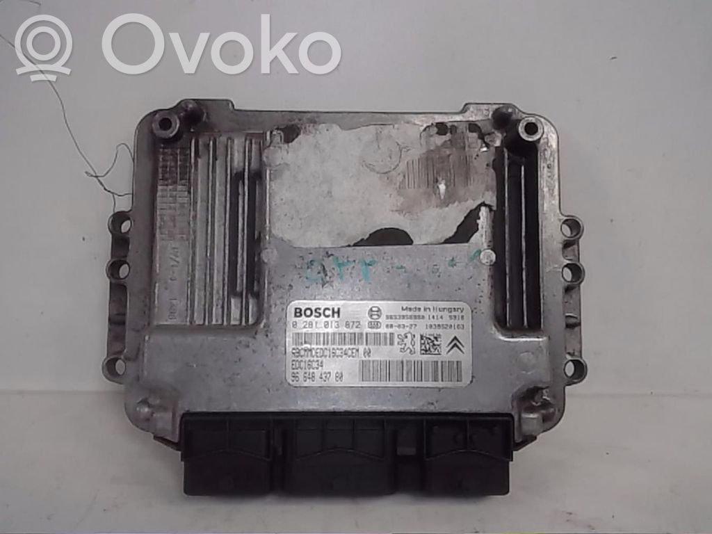 Peugeot 207 Engine control unit/module 