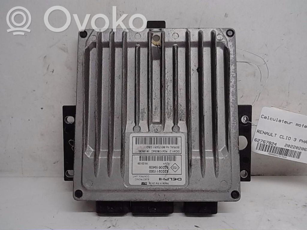 Renault Clio III Engine control unit/module 