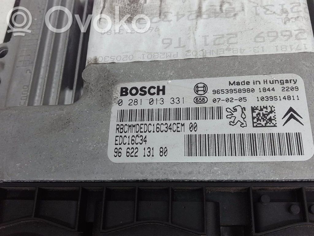 Peugeot 307 Sterownik / Moduł ECU 