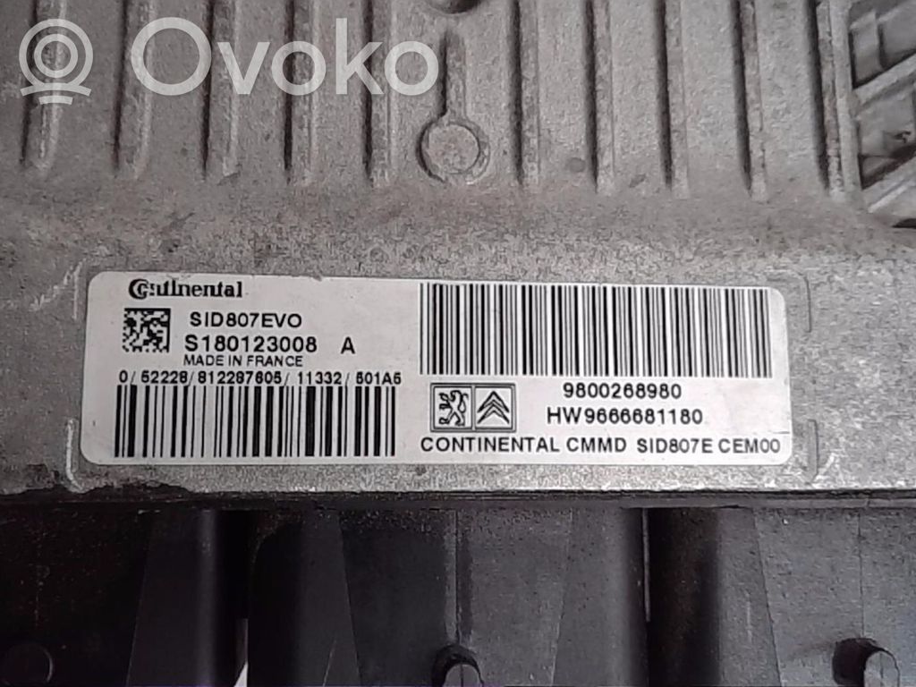 Citroen DS3 Engine control unit/module 