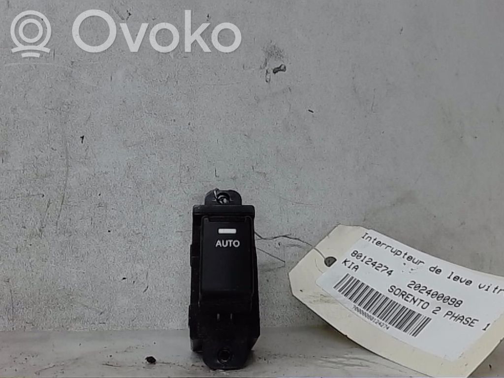 KIA Sorento Electric window control switch 