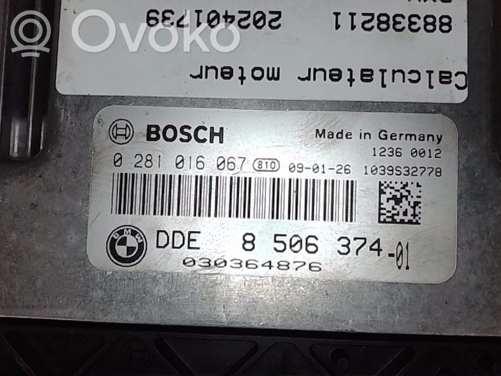 BMW 3 E90 E91 Calculateur moteur ECU 