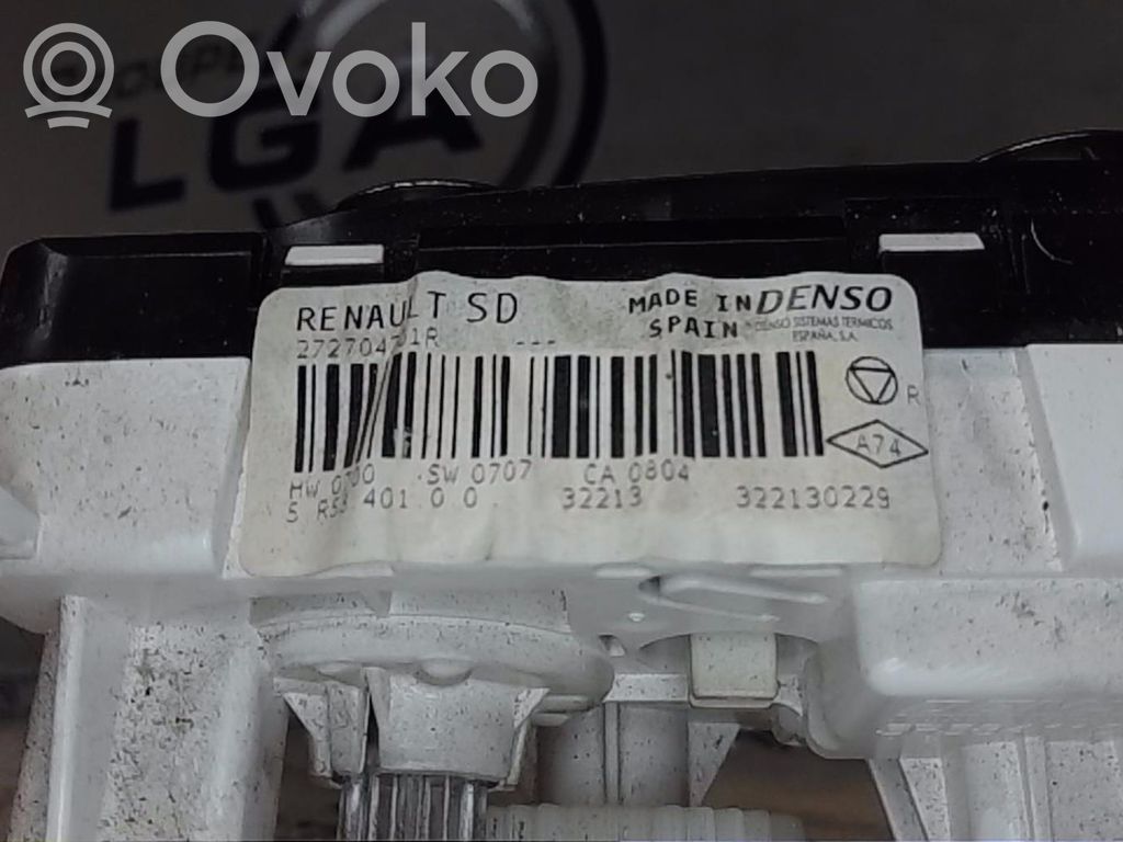 Renault Clio IV Climate control unit 