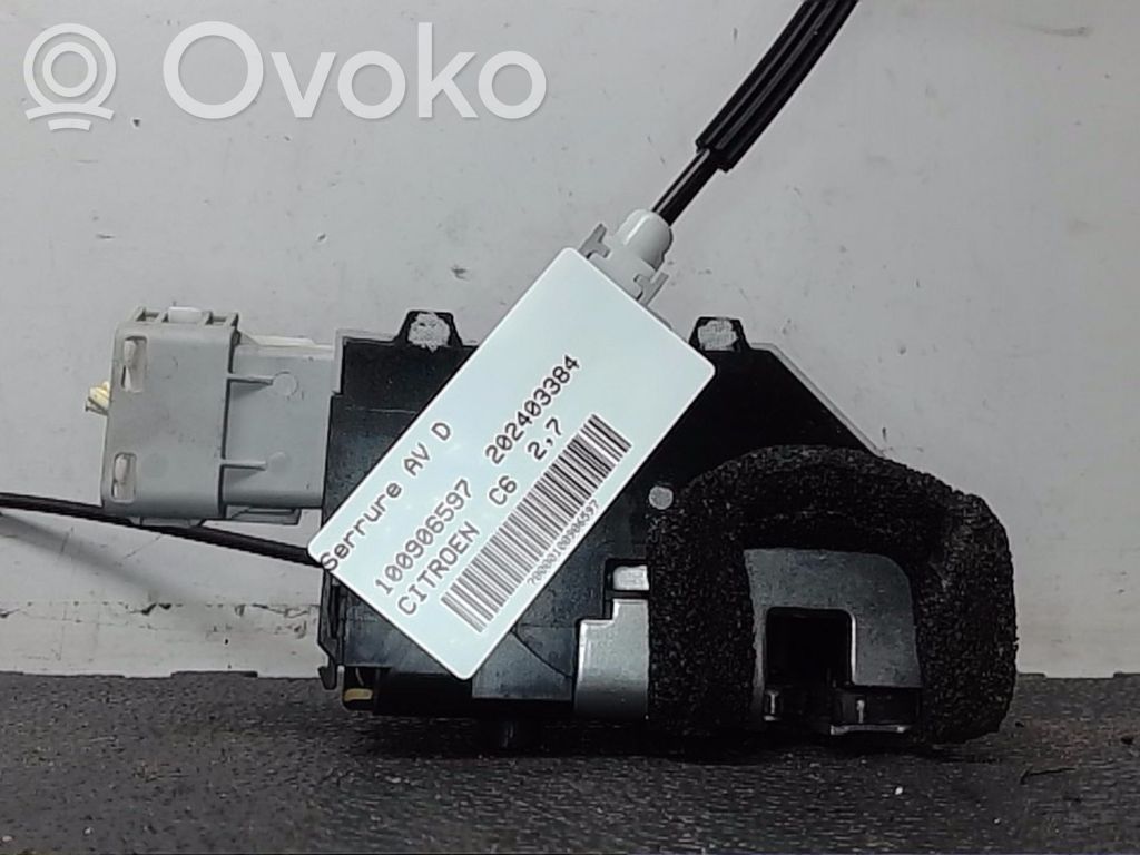 Citroen C6 Etuoven lukko 