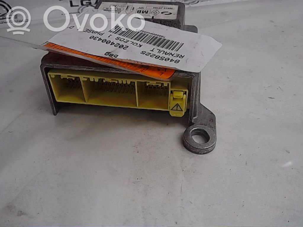 Renault Koleos I Module de contrôle airbag 