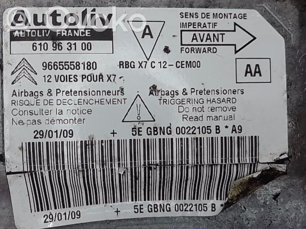 Citroen C5 Airbag control unit/module 