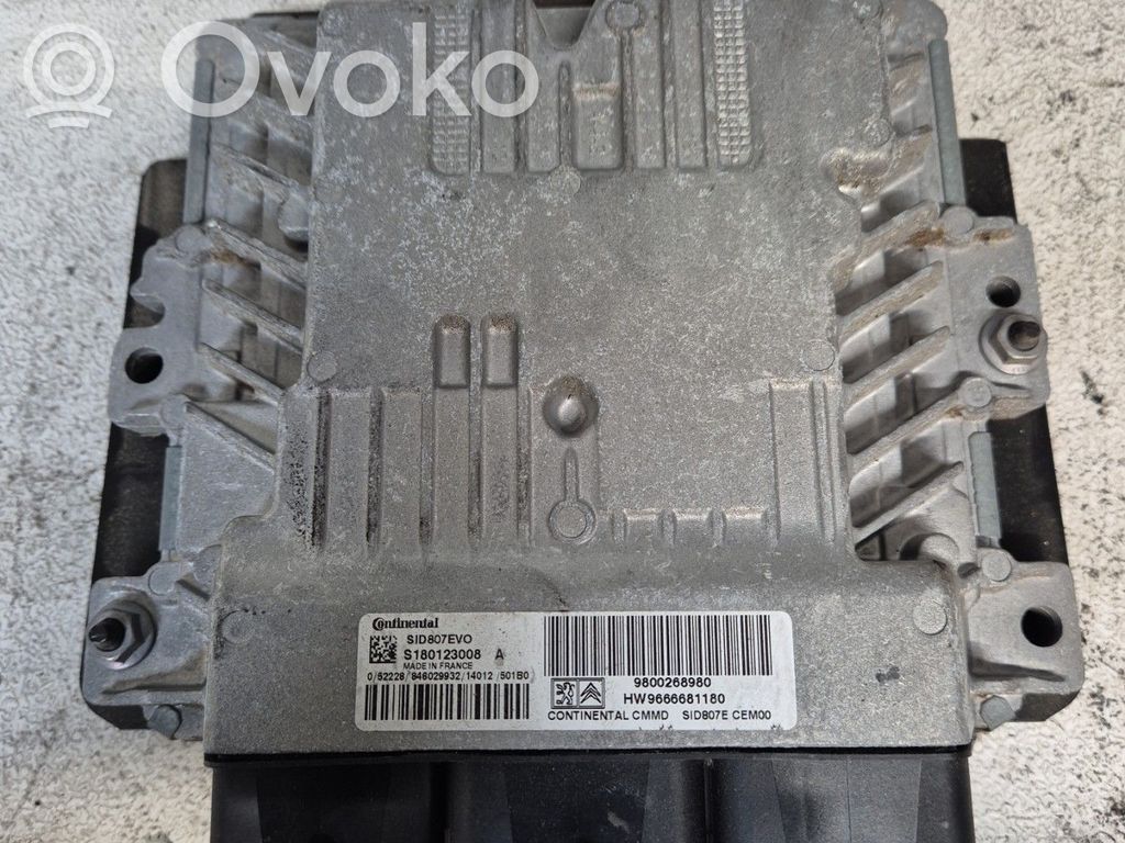 Peugeot 3008 I Engine control unit/module 
