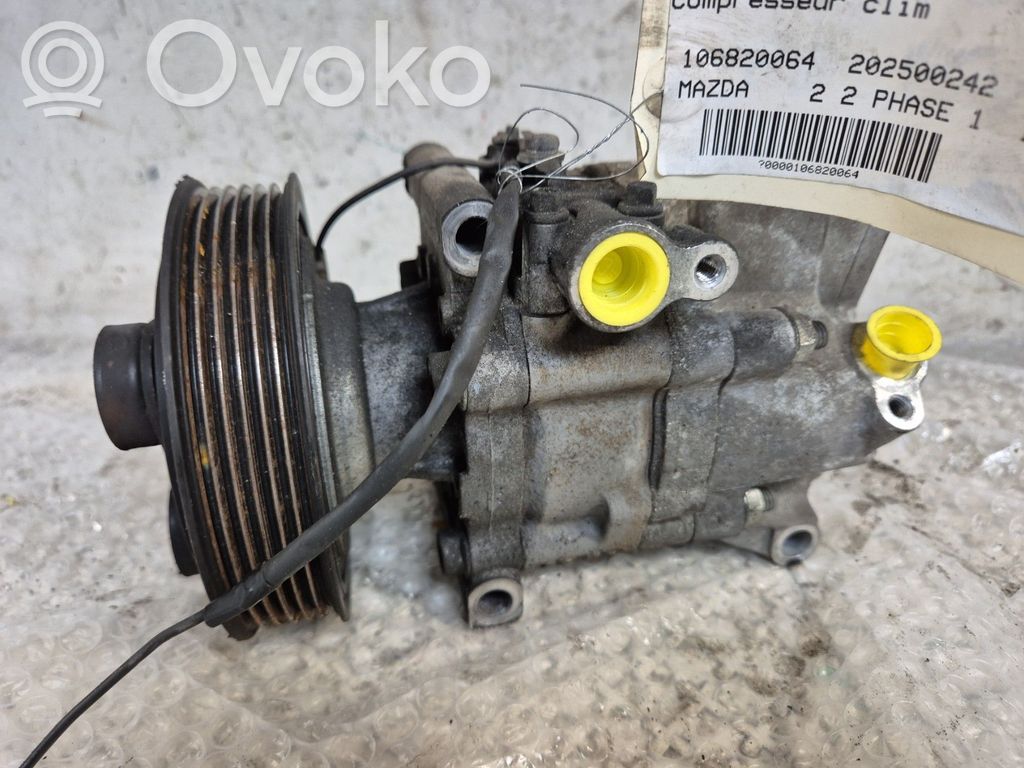 Mazda 2 Klimakompressor Pumpe 