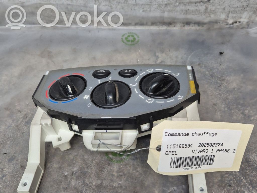 Opel Vivaro Panel klimatyzacji 
